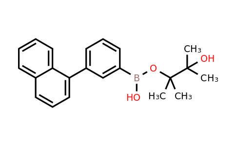 CAS 1263272-83-8 | 3-hydroxy-2,3-dimethylbutan-2-yl hydrogen (3-(naphthalen-1-yl)phenyl)boronate