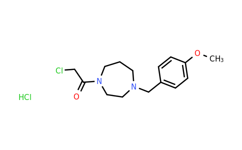 CAS 1263275-14-4 | 2-chloro-1-{4-[(4-methoxyphenyl)methyl]-1,4-diazepan-1-yl}ethan-1-one hydrochloride