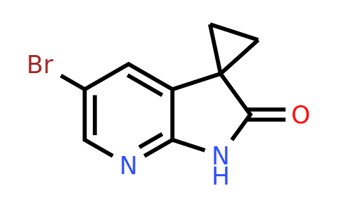 CAS 1263279-55-5 | 5'-bromo-1',2'-dihydrospiro[cyclopropane-1,3'-pyrrolo[2,3-b]pyridine]-2'-one