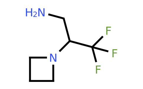 CAS 1263279-91-9 | 2-(Azetidin-1-yl)-3,3,3-trifluoropropan-1-amine