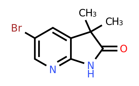 CAS 1263280-06-3 | 5-bromo-3,3-dimethyl-1H,2H,3H-pyrrolo[2,3-b]pyridin-2-one