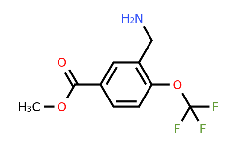 CAS 1263280-11-0 | Methyl 3-(aminomethyl)-4-(trifluoromethoxy)benzoate