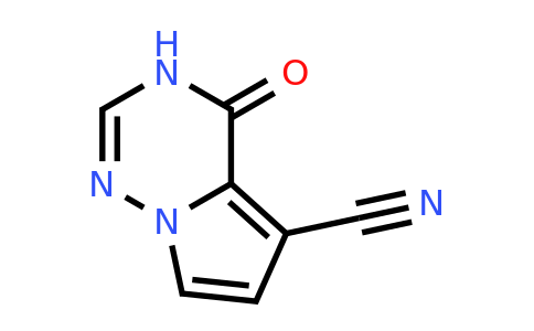 CAS 1263282-47-8 | 4-oxo-3H,4H-pyrrolo[2,1-f][1,2,4]triazine-5-carbonitrile
