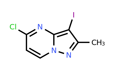 CAS 1263282-98-9 | 5-chloro-3-iodo-2-methylpyrazolo[1,5-a]pyrimidine