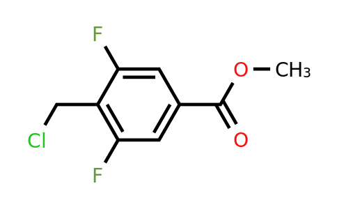 CAS 1263283-69-7 | methyl 4-(chloromethyl)-3,5-difluorobenzoate