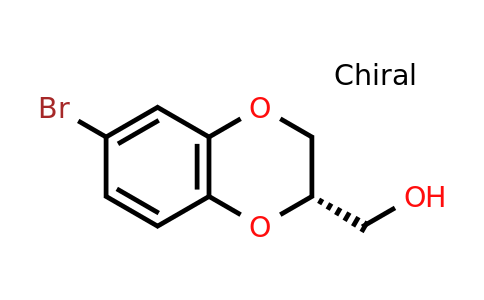 CAS 1263284-23-6 | (S)-(6-Bromo-2,3-dihydrobenzo[b][1,4]dioxin-2-yl)methanol