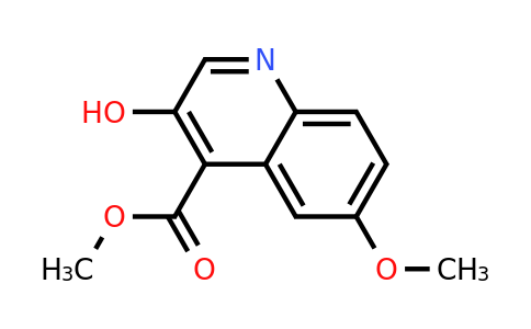 CAS 1263284-48-5 | Methyl 3-hydroxy-6-methoxyquinoline-4-carboxylate