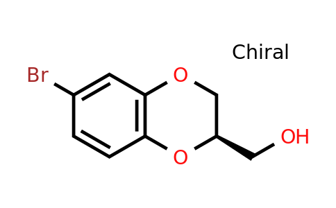 CAS 1263285-26-2 | (R)-(6-Bromo-2,3-dihydrobenzo[b][1,4]dioxin-2-yl)methanol