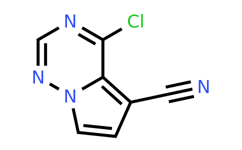 CAS 1263286-52-7 | 4-chloropyrrolo[2,1-f][1,2,4]triazine-5-carbonitrile