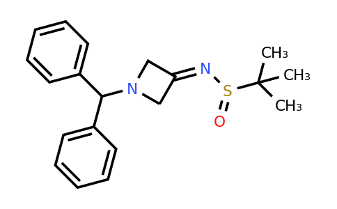 CAS 1263296-74-7 | N-(1-Benzhydrylazetidin-3-ylidene)-2-methylpropane-2-sulfinamide