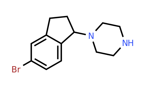 CAS 1263378-16-0 | 1-(5-Bromo-indan-1-yl)-piperazine