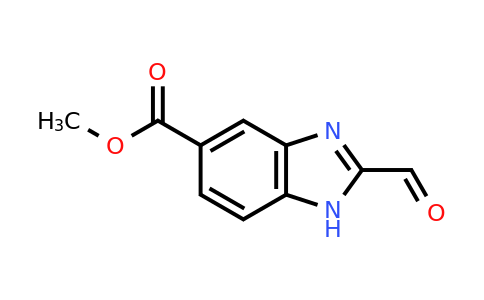 CAS 1263378-35-3 | 2-Formyl-1H-benzoimidazole-5-carboxylic acid methyl ester