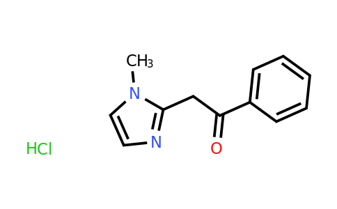 CAS 1263378-50-2 | 2-(1-Methyl-1H-imidazol-2-yl)-1-phenyl-ethanone hydrochloride