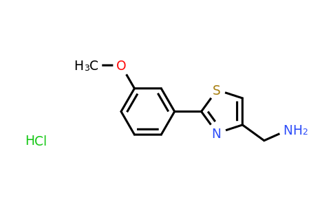 CAS 1263378-79-5 | C-[2-(3-Methoxy-phenyl)-thiazol-4-yl]-methylamine hydrochloride