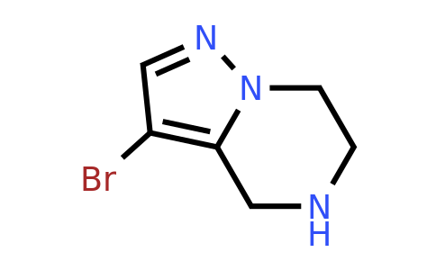 CAS 1263378-90-0 | 3-Bromo-4,5,6,7-tetrahydro-pyrazolo[1,5-a]pyrazine