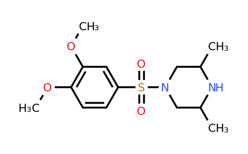 CAS 1263378-98-8 | 1-(3,4-Dimethoxy-benzenesulfonyl)-3,5-dimethyl-piperazine