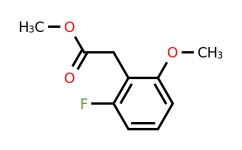 CAS 1263379-06-1 | (2-Fluoro-6-methoxy-phenyl)-acetic acid methyl ester