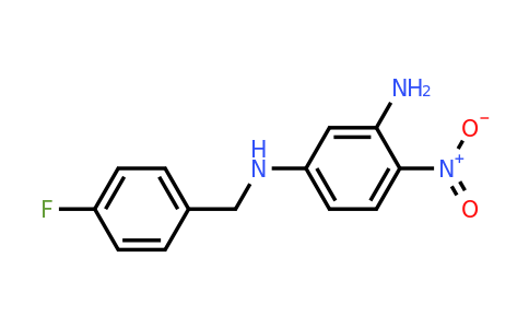 CAS 1263404-74-5 | N1-(4-Fluorobenzyl)-4-nitrobenzene-1,3-diamine
