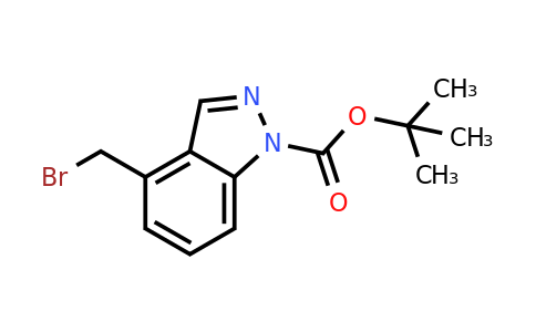 CAS 1263414-09-0 | tert-butyl 4-(bromomethyl)-1H-indazole-1-carboxylate