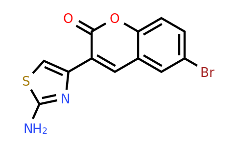 CAS 126357-21-9 | 3-(2-amino-1,3-thiazol-4-yl)-6-bromo-2H-chromen-2-one