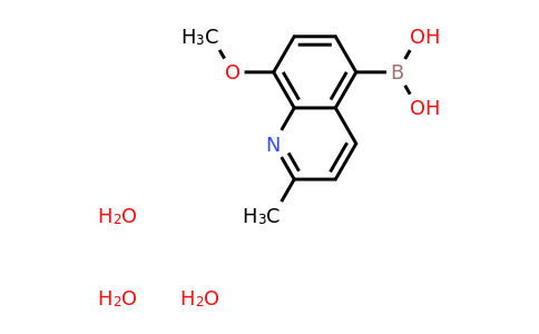CAS 1263986-52-2 | (8-Methoxy-2-methylquinolin-5-yl)boronic acid trihydrate
