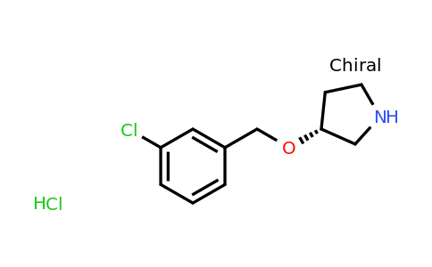 CAS 1264035-27-9 | (R)-3-((3-Chlorobenzyl)oxy)pyrrolidine hydrochloride