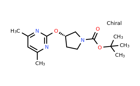 CAS 1264038-39-2 | (S)-tert-Butyl 3-((4,6-dimethylpyrimidin-2-yl)oxy)pyrrolidine-1-carboxylate