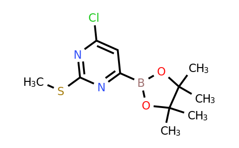 CAS 1264136-29-9 | 2-Methylthio-6-chloropyrimidine-4-boronic acid pinacol ester