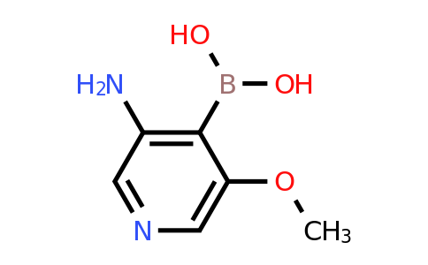 CAS 1264140-10-4 | (3-amino-5-methoxypyridin-4-yl)boronic acid
