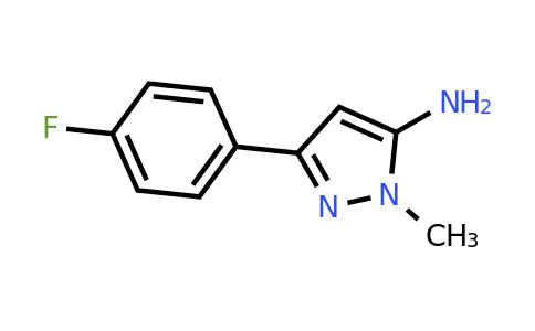 CAS 126417-81-0 | 3-(4-Fluorophenyl)-1-methyl-1H-pyrazol-5-amine