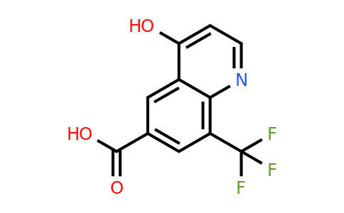 CAS 1264213-27-5 | 4-Hydroxy-8-(trifluoromethyl)quinoline-6-carboxylic acid