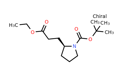 CAS 126424-82-6 | tert-butyl (2S)-2-(3-ethoxy-3-oxopropyl)pyrrolidine-1-carboxylate