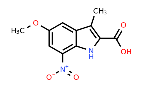 CAS 1265145-34-3 | 5-methoxy-3-methyl-7-nitro-1H-indole-2-carboxylic acid