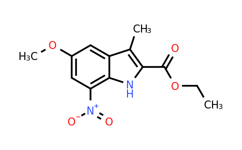 CAS 1265145-36-5 | ethyl 5-methoxy-3-methyl-7-nitro-1H-indole-2-carboxylate