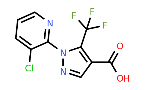CAS 1265323-81-6 | 1-(3-Chloropyridin-2-yl)-5-(trifluoromethyl)-1H-pyrazole-4-carboxylic acid