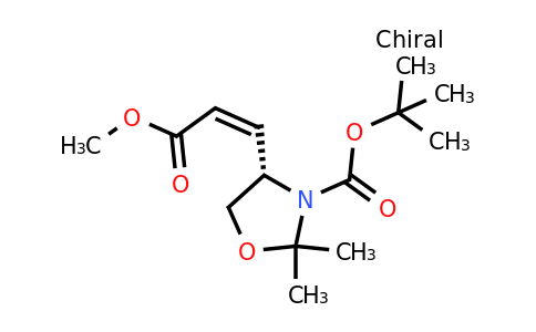CAS 126587-36-8 | (S,Z)-tert-Butyl 4-(3-methoxy-3-oxoprop-1-en-1-yl)-2,2-dimethyloxazolidine-3-carboxylate