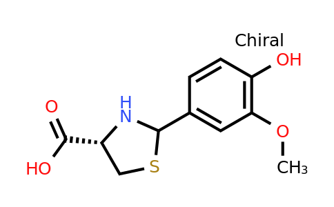 CAS 1265908-22-2 | (4S)-2-(4-Hydroxy-3-methoxyphenyl)thiazolidine-4-carboxylic acid