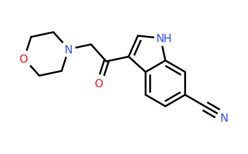 CAS 1266205-05-3 | 3-(Morpholin-4-ylacetyl)-1H-indole-6-carbonitrile