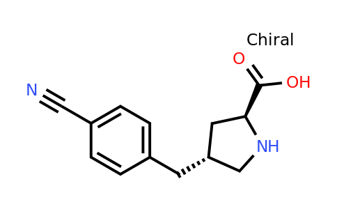 CAS 1266320-28-8 | (2S,4R)-4-(4-cyanobenzyl)pyrrolidine-2-carboxylic acid
