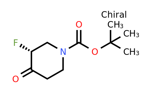 CAS 1266339-10-9 | tert-butyl (3R)-3-fluoro-4-oxopiperidine-1-carboxylate
