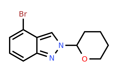 CAS 1266386-31-5 | 4-bromo-2-tetrahydropyran-2-yl-indazole