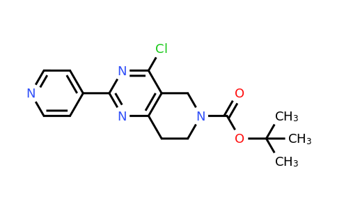 CAS 1266619-75-3 | tert-butyl 4-chloro-2-(pyridin-4-yl)-7,8-dihydropyrido[4,3-d]pyrimidine-6(5H)-carboxylate