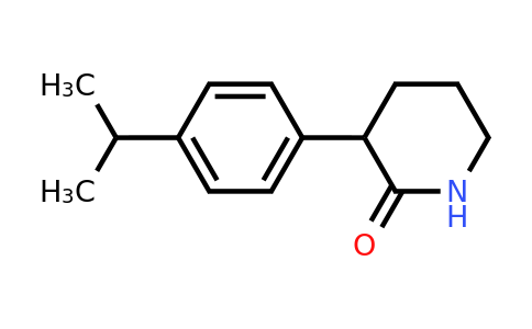 CAS 1266893-49-5 | 3-[4-(propan-2-yl)phenyl]piperidin-2-one