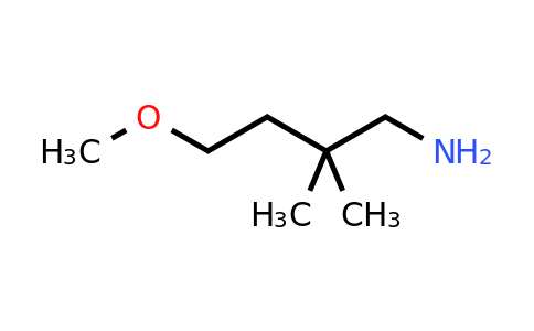 CAS 1266895-35-5 | 4-methoxy-2,2-dimethylbutan-1-amine