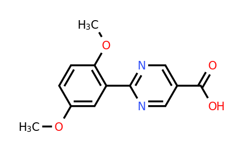 CAS 1266953-75-6 | 2-(2,5-Dimethoxyphenyl)pyrimidine-5-carboxylic acid