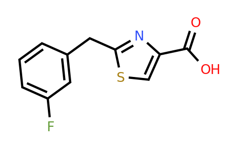 CAS 1266976-92-4 | 2-[(3-fluorophenyl)methyl]-1,3-thiazole-4-carboxylic acid