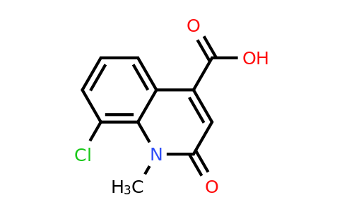 CAS 1266988-94-6 | 8-Chloro-1-methyl-2-oxo-1,2-dihydroquinoline-4-carboxylic acid
