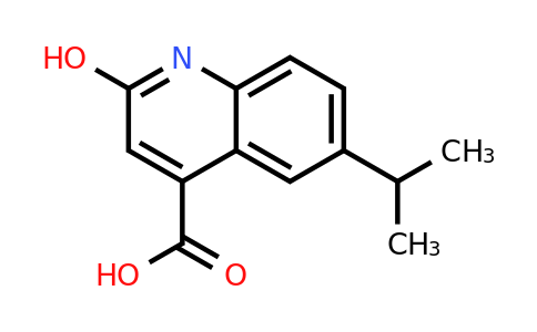 CAS 1267063-16-0 | 2-Hydroxy-6-isopropylquinoline-4-carboxylic acid