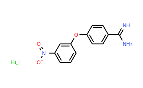 CAS 1267091-29-1 | 4-(3-nitrophenoxy)benzene-1-carboximidamide hydrochloride