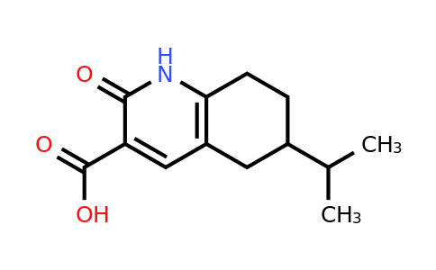 CAS 1267216-40-9 | 2-Oxo-6-(propan-2-yl)-1,2,5,6,7,8-hexahydroquinoline-3-carboxylic acid